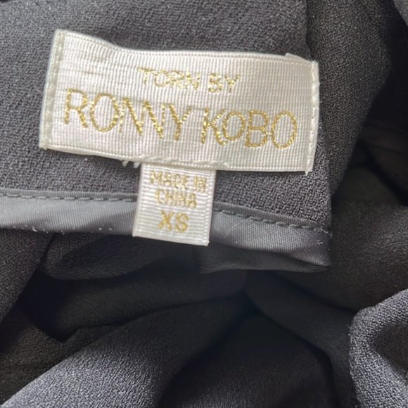 Torn by Ronny Kobo Women's Rachel Dress Size XS Halter Neck Braided Back - Picture 11 of 13